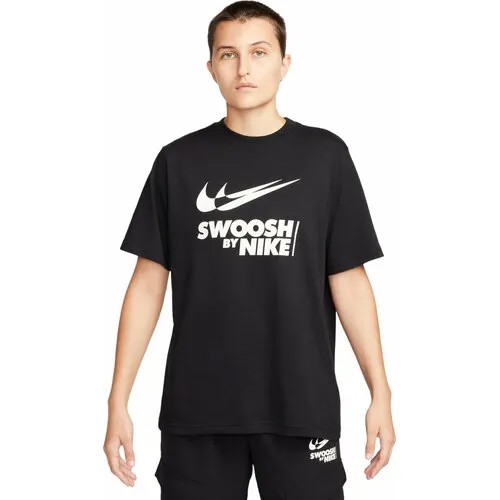 Футболка спортивная NIKE W NSW TEE BF GLS, размер L, чёрный