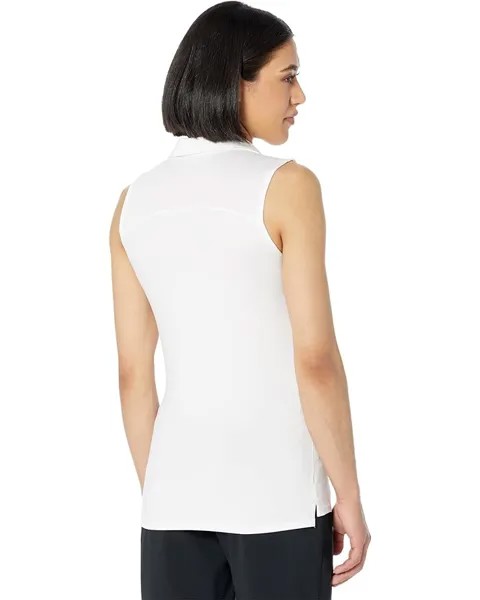 Поло Puma Cloudspun Coast Sleeveless Polo, ярко-белый