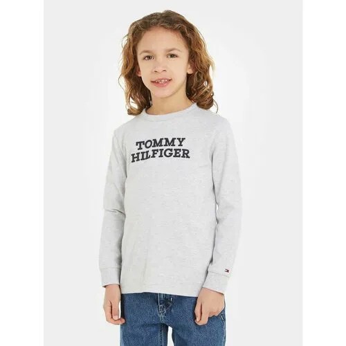 Лонгслив TOMMY HILFIGER, размер 7Y [METY], серый