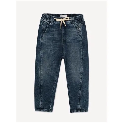 Джинсы Loose с вышивкой для мальчика Gloria Jeans, размер 4-5л/110