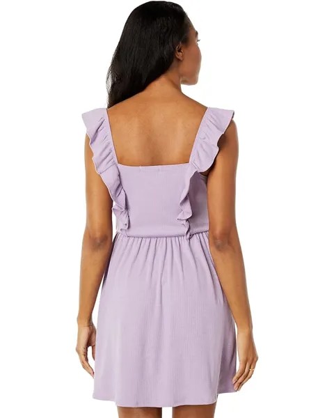 Платье Lost + Wander Valley Queen Mini Dress, лавандовый