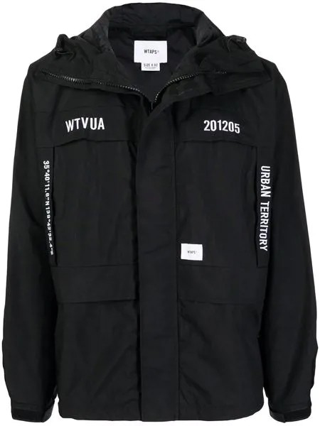 WTAPS спортивная куртка на молнии с логотипом