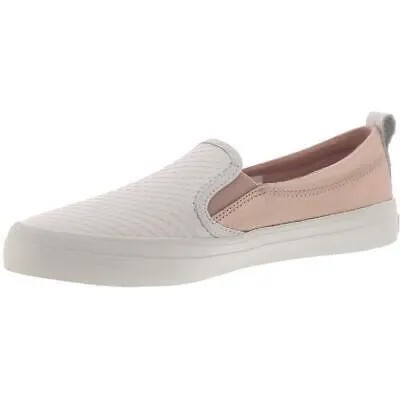 Женские кроссовки Sperry Sider Crest White Slip-On Shoes 10 Medium (B,M) BHFO 3734