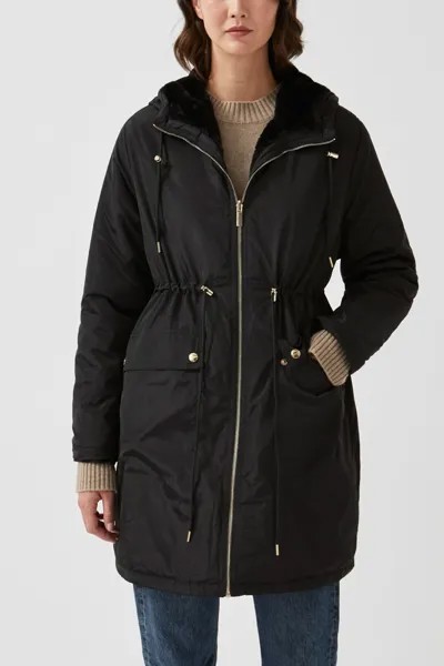 Парка London Sussex Gardens Luxe Black Jacket Radley, черный