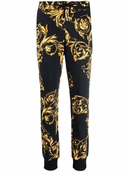 Versace Jeans Couture спортивные брюки с принтом Barocco