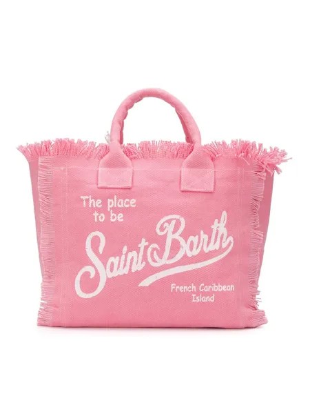 Mc2 Saint Barth Kids пляжная сумка Colette с бахромой
