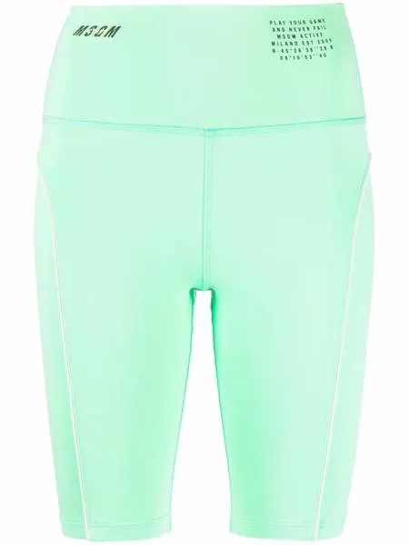 MSGM облегающие шорты
