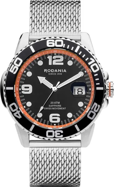 Наручные часы мужские RODANIA R23010 серебристые