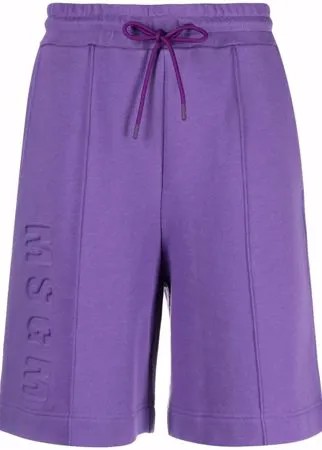 MSGM спортивные шорты с логотипом
