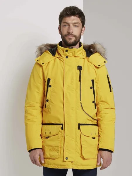 Парка мужская TOM TAILOR 1020707 желтая XL