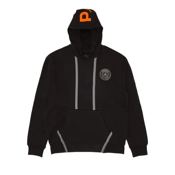 Худи Paris Saint-Germain x Jordan Third Fleece 'Black', черный