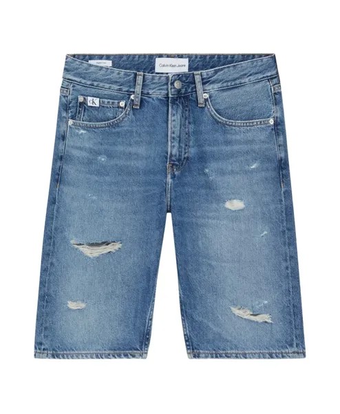 Классические джинсы из денима Calvin Klein Jeans, синий