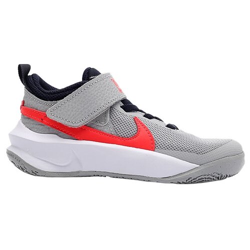 Кроссовки NIKE размер 1Y, серый/красный