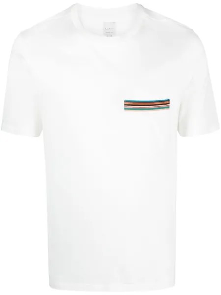 Paul Smith футболка с карманом, белый