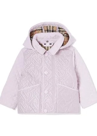 Burberry Kids пуховик с капюшоном