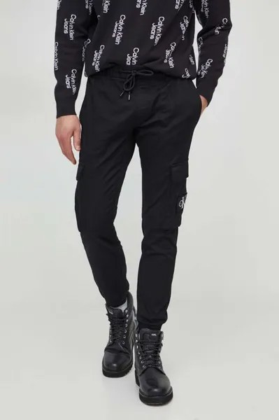 Брюки Calvin Klein Jeans, черный