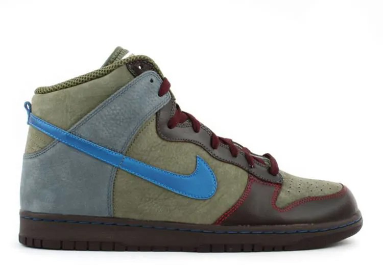 Кроссовки Nike DUNK HIGH PREMIUM, оливковый