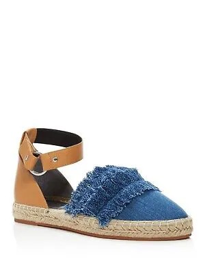 REBECCA MINKOFF Женские синие эспадрильи с бахромой и Vicky Toe, 9 м