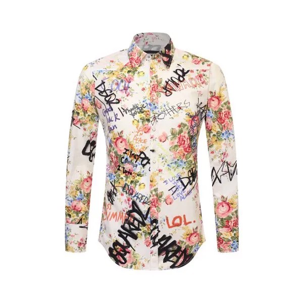 Хлопковая рубашка Dsquared2