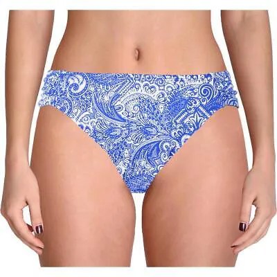 Женское синее бикини с плавками Lauren Ralph Lauren, раздельные плавки, 6 BHFO 3171