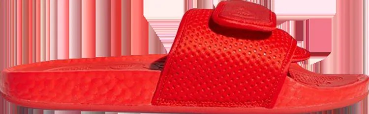 Сандалии Adidas Pharrell x Boost Slides 'Active Red', красный