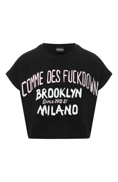 Хлопковая футболка Comme des Fuckdown