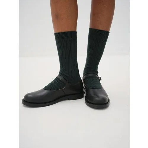 Женские носки УСТА К УСТАМ высокие, размер 27 (41-43р), зеленый