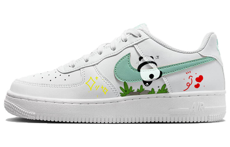Кроссовки Nike Air Force 1 Skateboarding Shoes Women's Low-top Green/White, зеленый