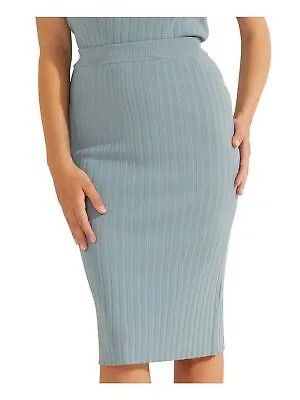GUESS Женская голубая коктейльная юбка-карандаш миди с завышенной талией M