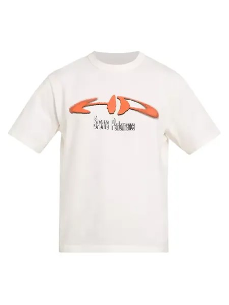 Футболка HP Sports System Heron Preston, цвет ivory orange