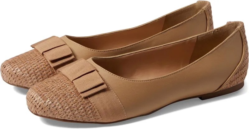 Балетки Layla French Sole, цвет Beige Nappa/Raffia