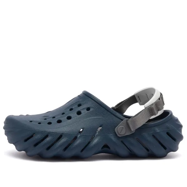 Туфли броги Crocs Echo Clog, цвет Nightfall