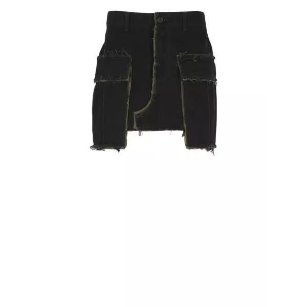 Юбка rebuilt cargo mini skirt Heron Preston, черный