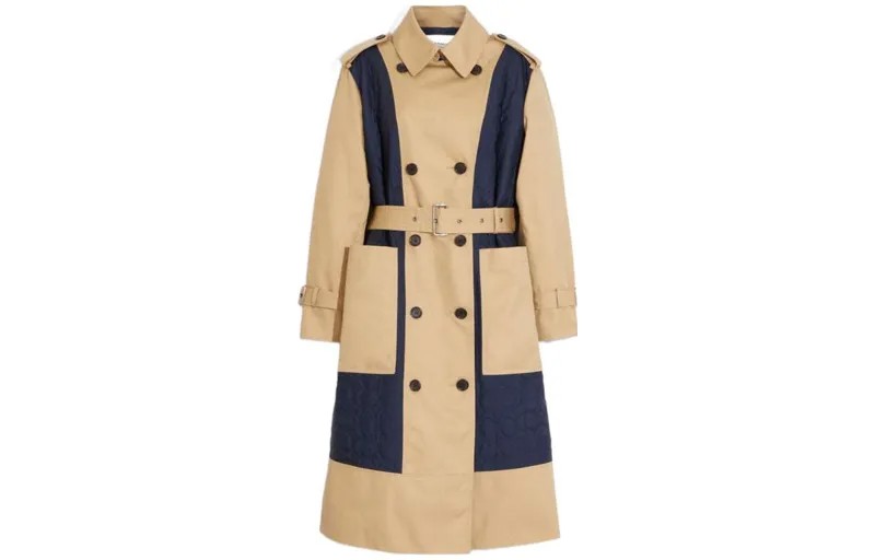 Женский тренч COACH, цвет Khaki