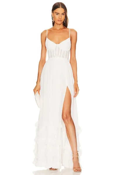 Платье V. Chapman Carmen Gown, белый