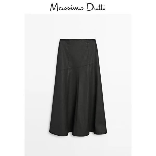 Юбка Massimo Dutti, черный