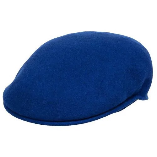 Кепка восьмиклинка KANGOL, шерсть, размер 59, синий