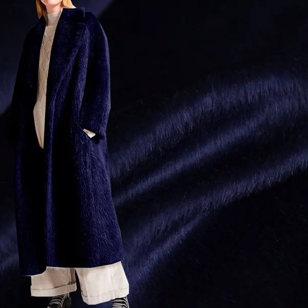 Красная малиновая синяя Альпака Suri кашемировая шерстяная Верхняя одежда женские костюмы брюки верхнее пальто ткань для рукоделия Бесплатная доставка