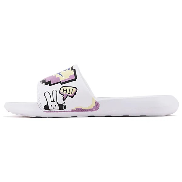 Вьетнамки Victori One мужские белые/фиолетовые Nike