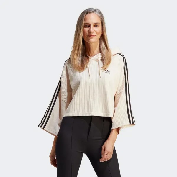Укороченная худи Adidas Waffle Knit IC5461-WONWHI