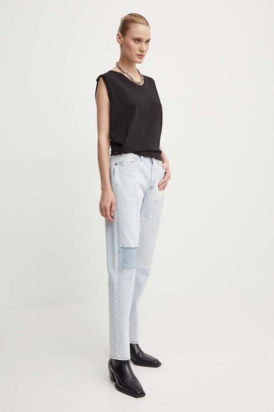 Хлопковый топ G-Star Raw, черный