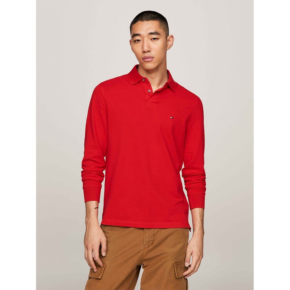 Поло Tommy Hilfiger 1985 Regular Long, красный