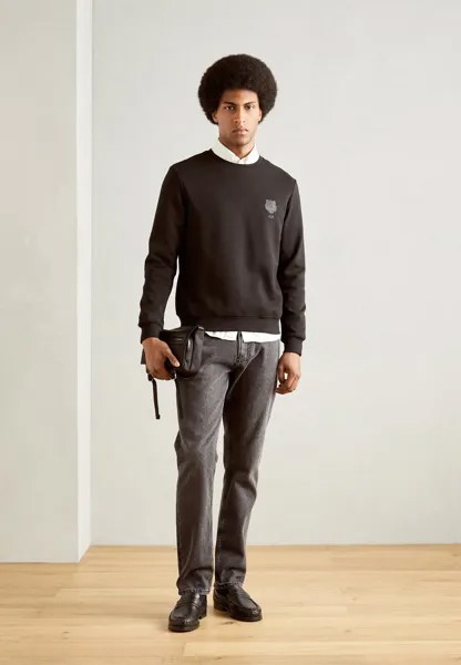 Спортивный свитер SLIM FIT WITH RUBBER INJECTION PRINT Antony Morato, черный