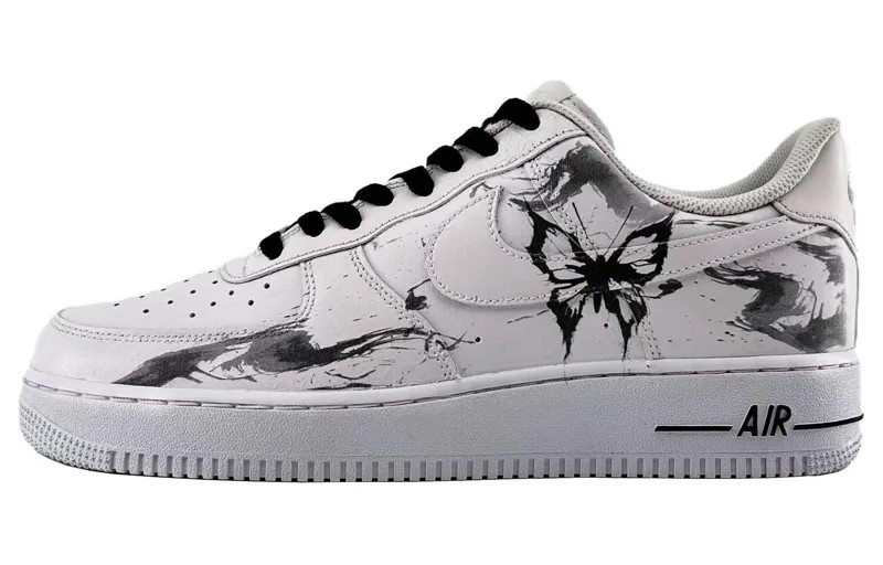 Кроссовки Nike Air Force 1 Skateboarding Shoes Unisex Low-top White, белый/серый