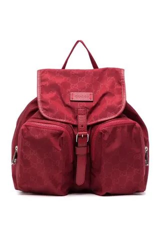 Gucci Pre-Owned рюкзак Guccissima с узором GG