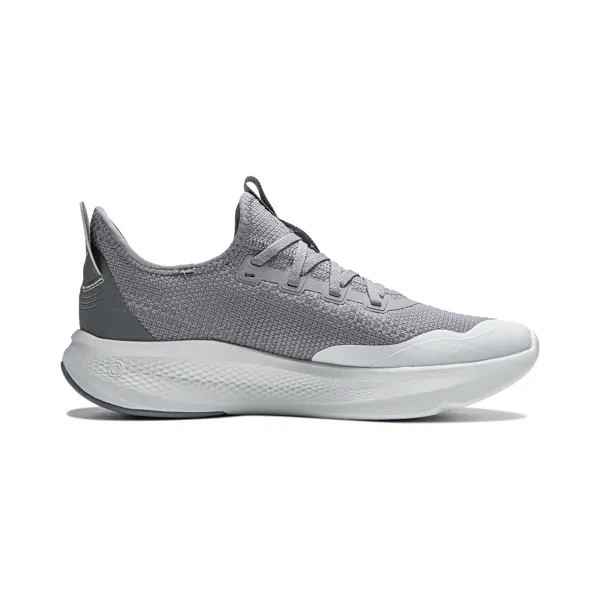 Кроссовки LINING Cloud Ease Slip On Lifestyle Shoes Men Low-top Rubble Ash / Sichuan Lime, цвет Rubble Ash / Sichuan Lime