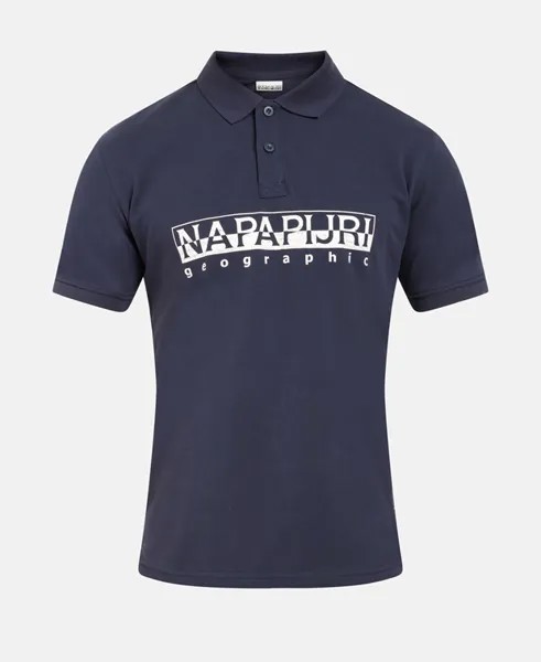 Рубашка поло Napapijri, темно-синий
