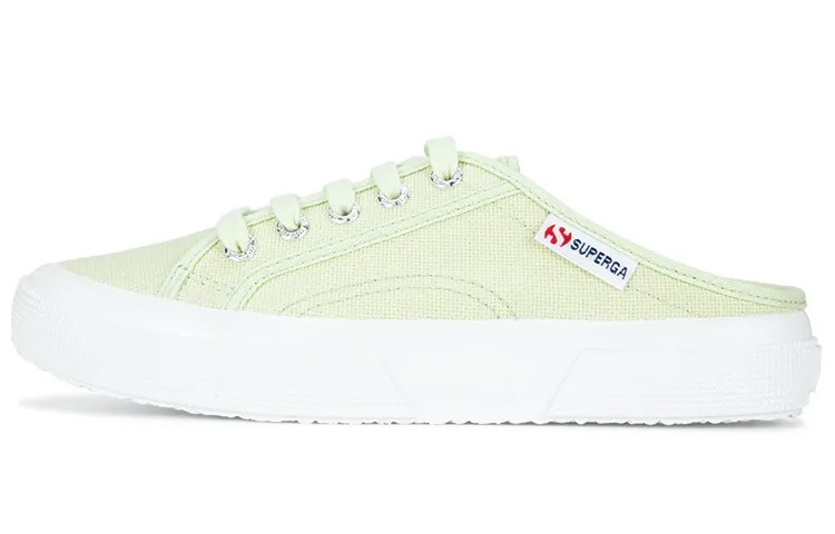 Кеды женские низкие Butterfly зеленые Superga