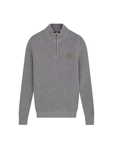 Свитер обычного кроя Lyle & Scott, серый