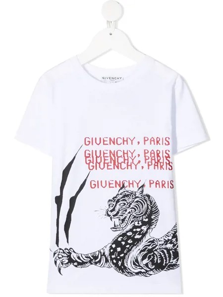 Givenchy Kids футболка с короткими рукавами и логотипом